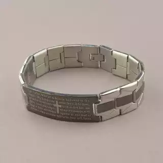 Браслет складний медична сталь 316L 20 см.