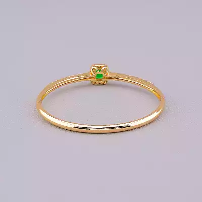 🏷️️ Браслет шарнірний Xuping Фіаніт 18 см (позолота 18к) F-69229