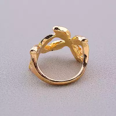 🏷️️ Каблучка квіти Сrystal (позолота 18к) F-80226