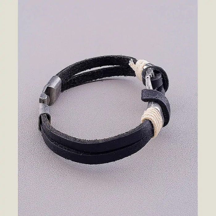 🏷️️ Браслет пряжка Шкіра 23 см ss_30214