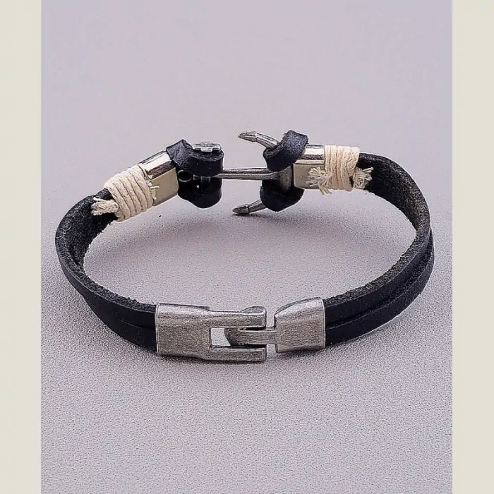 🏷️️ Браслет пряжка Шкіра 23 см ss_30214