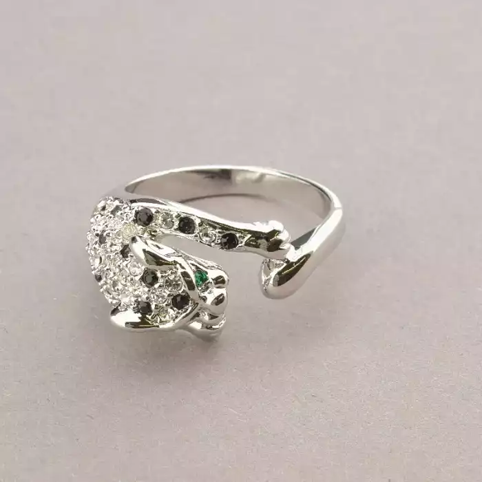 🏷️️ Набір Підвіска + Каблучка + Сережки Winniana Фіаніт 43 см. (родій) ss_91263