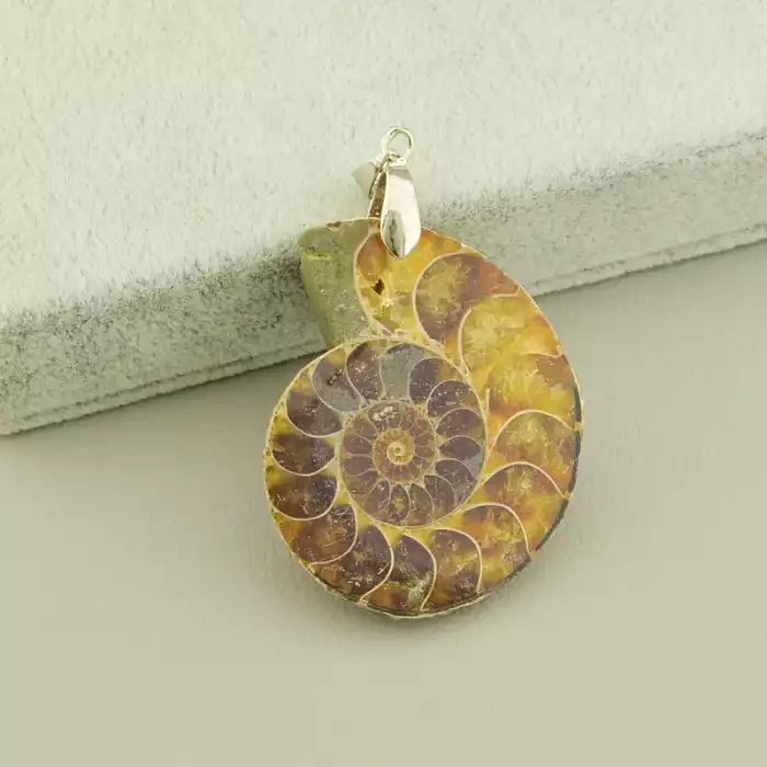 🏷️️ Кулон Аммоніт 40x35мм. F-106135