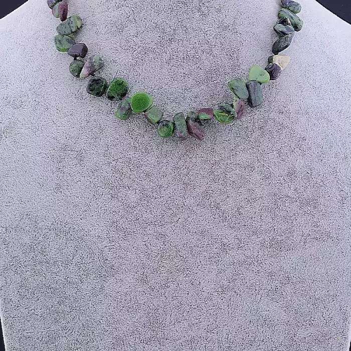 🏷️️ Намисто цоізит 46 см ss_81773