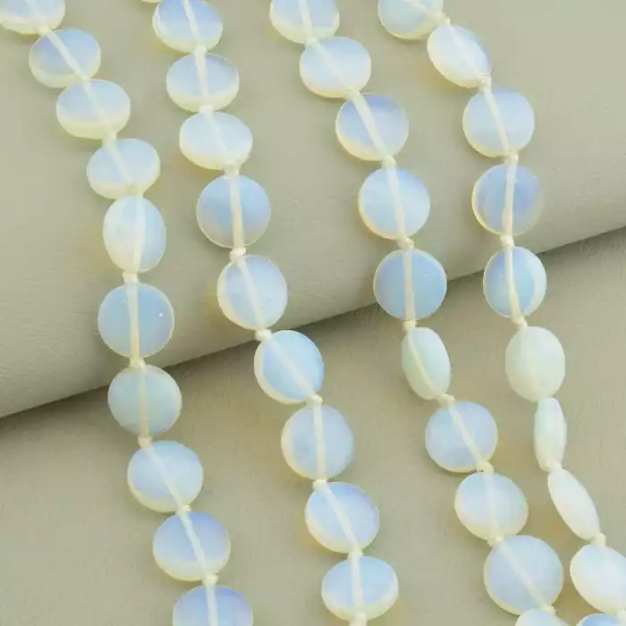 🏷️️ Намисто Місячний камінь 115 см. ss_99853