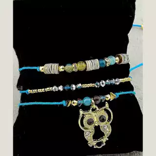 Браслет регульований Fashion Чеський кришталь 17 см