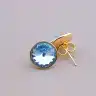 🏷️️ Сережки пусети Swarovski Xuping (позолота 18к) F-83623