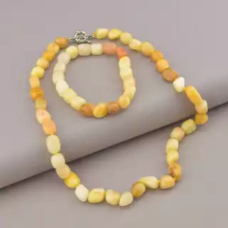 Намисто + Браслет Яшма 45 см