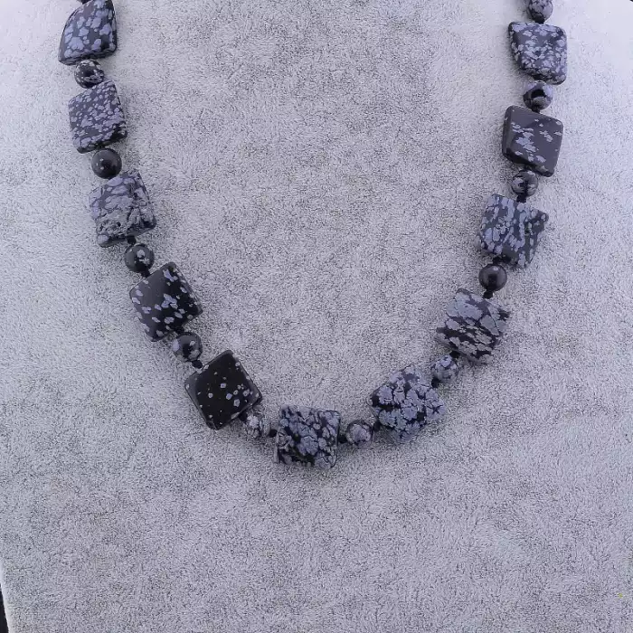 🏷️️ Намисто Обсідіан 55 см ss_65172