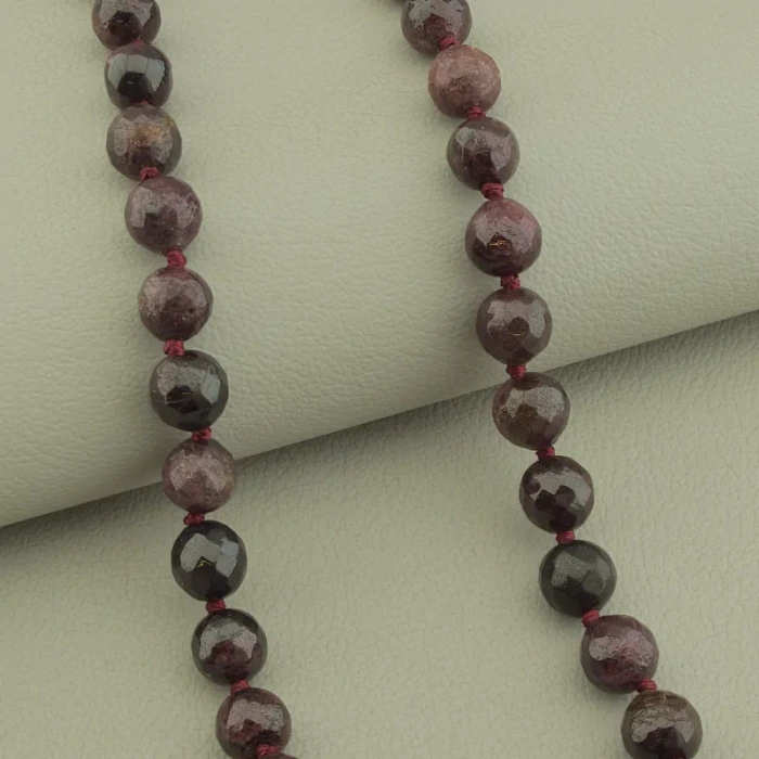 🏷️️ Намисто Гранат (cрібло 925 проба) 45 см. ss_101315