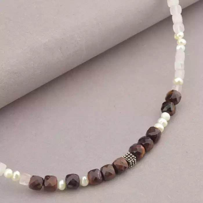 🏷️️ Підвіска Бичаче око срібло (925 проба) 37 см. ss_94824