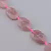 🏷️️ Намистини Полуничний кварц 39 см. на нитці (натуральне каміння, без застібки) F-87448