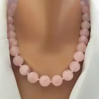 🏷️️ Намисто Рожевий кварц 45 см. F-102835