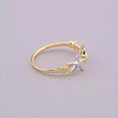 🏷️️ Каблучка Xuping (позолота-родій) F-91380