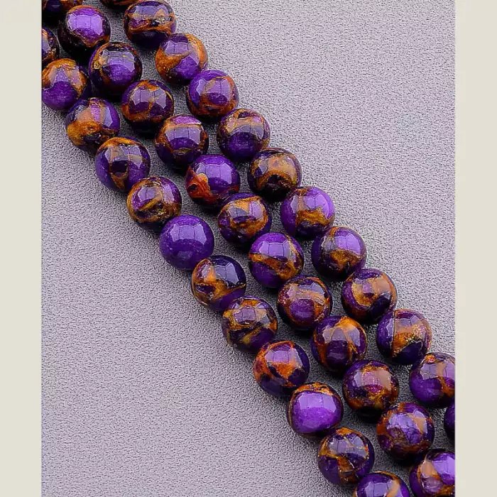 🏷️️ Намистини Яшма 40 см 8,5 мм на нитці (натуральне каміння, без застібки) ss_79701