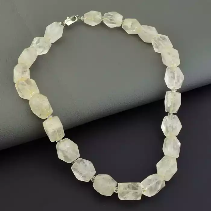 🏷️️ Намисто Гірський кришталь,Чеський кришталь 49 см. ss_105427