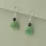 🏷️️ Сережки петля Нефрит F-98231