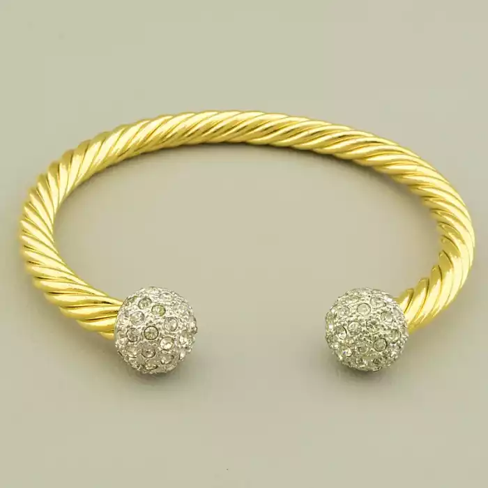 🏷️️ Браслет Фіаніт 18 см Fashion (позолота 18к) ss_106237