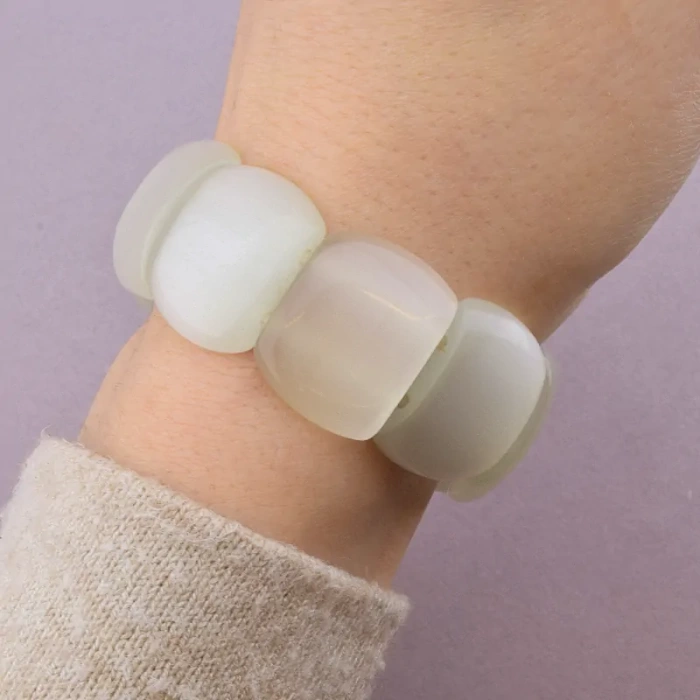 🏷️️ Браслет резинка Котяче око 17 см. ss_91517