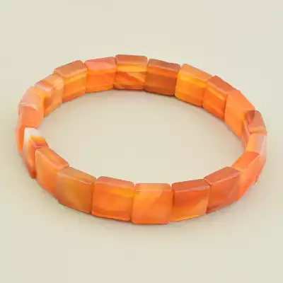 Браслет на резинці Сердолік 19 см