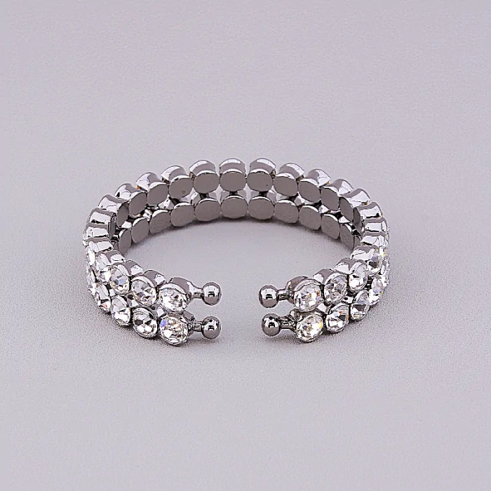 🏷️️ Браслет без застібки Сrystal 18 см ss_82190