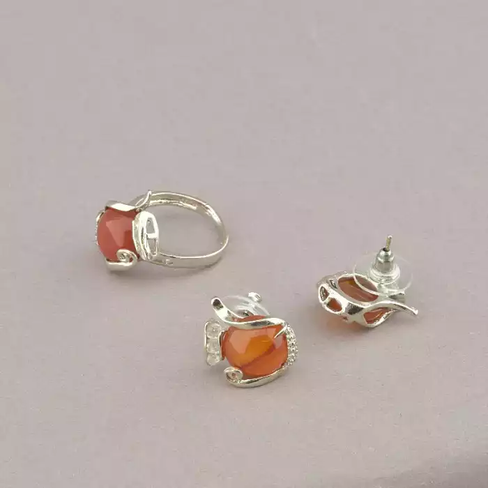 🏷️️ 999 Набір (4 предмета) Сердолік 46 см ss_14346