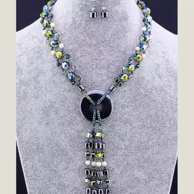 🏷️️ Намисто Гематит 52 см F-35563