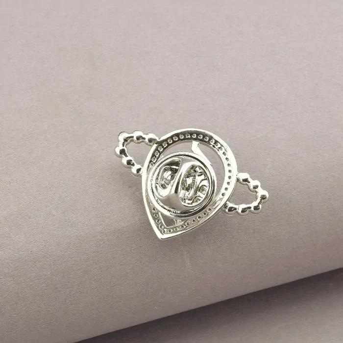 🏷️️ Брошка цанговий затискач Xuping Майорка (родій) ss_76102