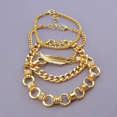 🏷️️ Браслет з карабіном Fashion 19 см F-85887