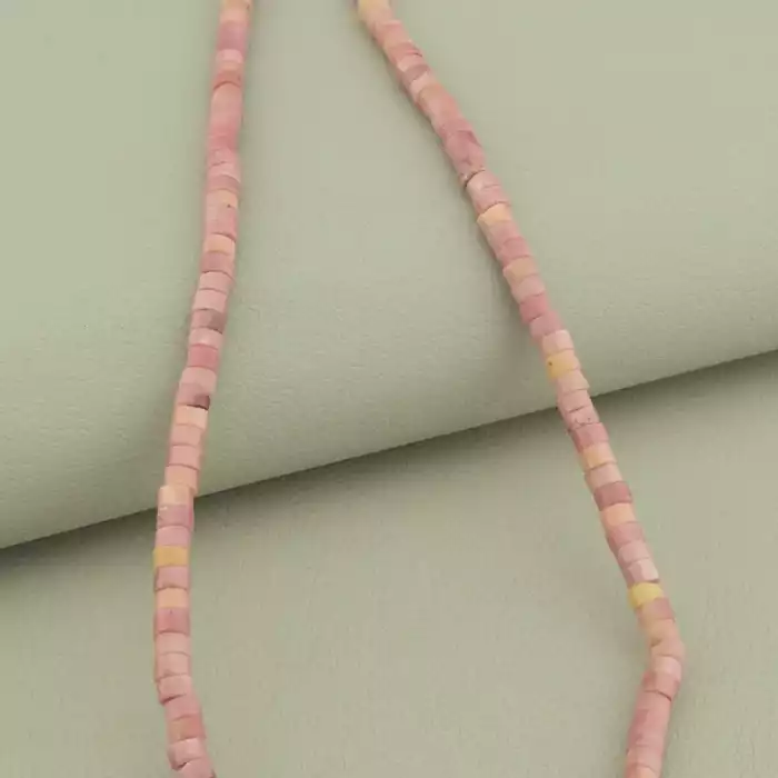 🏷️️ Підвіска Родохрозит срібло (925 проба) 41 см. ss_101416