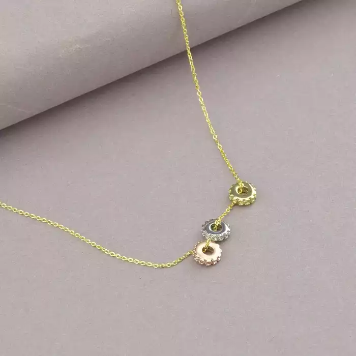 🏷️️ Підвіска Saiya Фіаніт 41 см (позолота 18к) ss_86001