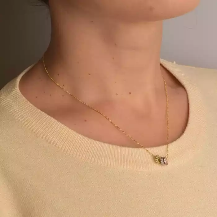 🏷️️ Підвіска Saiya Фіаніт 41 см (позолота 18к) ss_86001