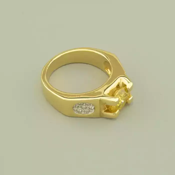 🏷️️ Каблучка Фіаніт (позолота 14k) ss_102518