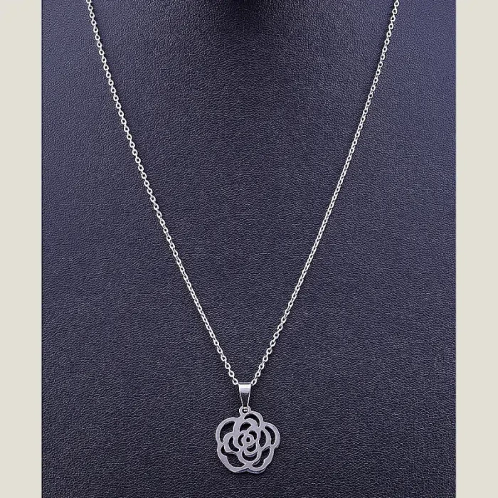 🏷️️ Підвіска квітка Stainless Steel 45 см ss_55877