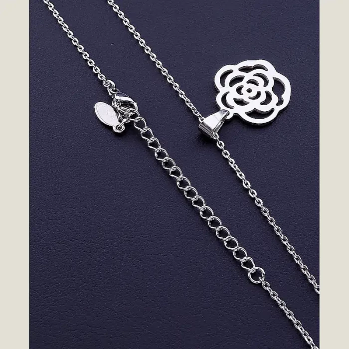 🏷️️ Підвіска квітка Stainless Steel 45 см ss_55877