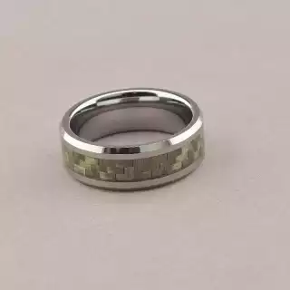 Каблучка медична сталь 316L (родій)