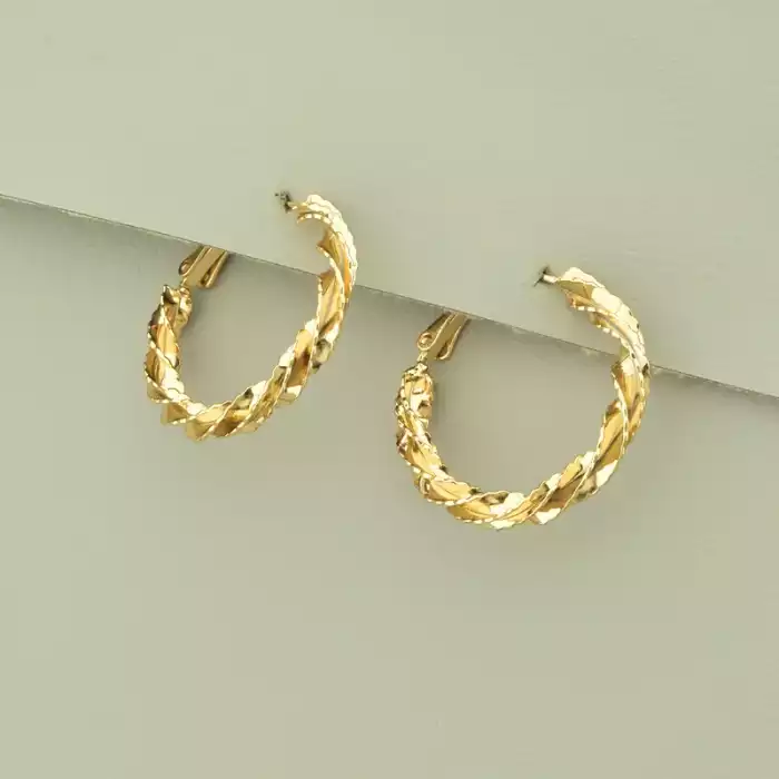 🏷️️ Сережки круглі французька застібка Xuping (позолота 18к) ss_103456