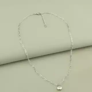 Підвіска Xuping Фіаніт 46 см (родій)