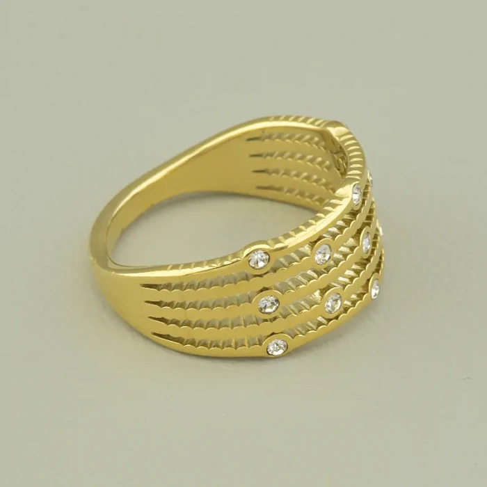 🏷️️ Каблучка Xuping Фіаніт (позолота 18к лимонна) ss_104102