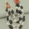 🏷️️ Намисто Агат, Гірський кришталь, Сердолік 62 см. F-97346