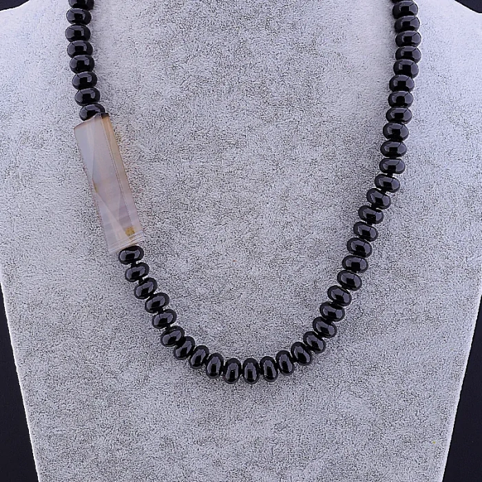 🏷️️ Намисто Агат 60 см ss_80124