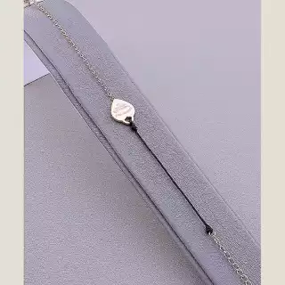 Браслет з карабіном Stainless Steel (позолота 18к)