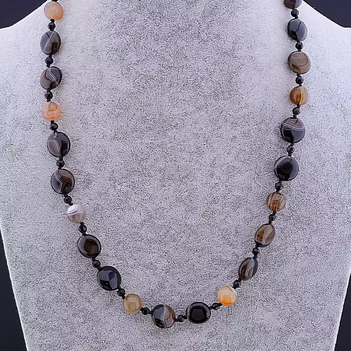 🏷️️ Намисто Агат 61 см ss_81365