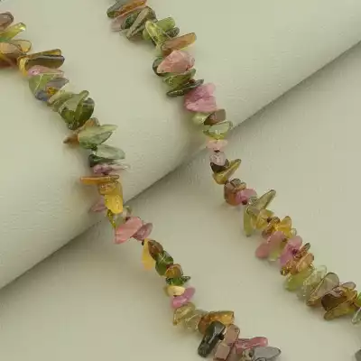 🏷️️ Намисто мінімалістичне Турмалін 50 см F-106341