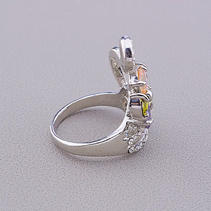 🏷️️ Каблучка квітка Сrystal ss_82400