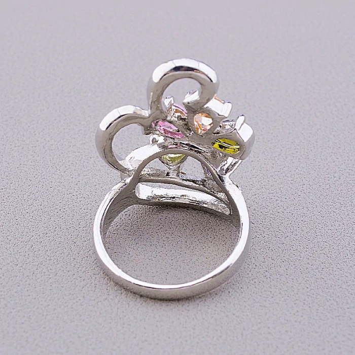 🏷️️ Каблучка квітка Сrystal ss_82400