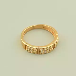 Каблучка Vogue Фіаніт (позолота 18к рожева)