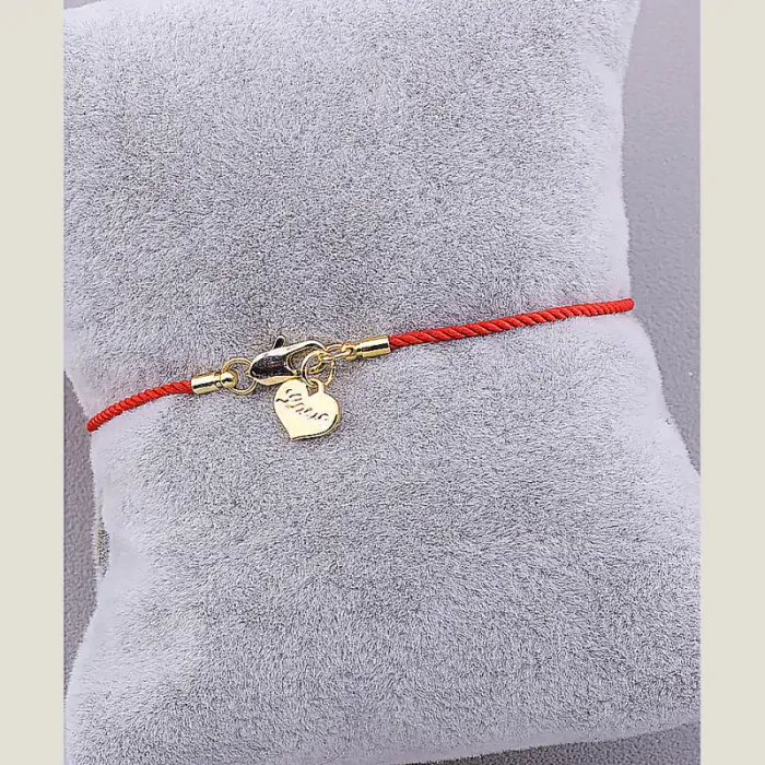 🏷️️ Браслет з карабіном Fashion Фіаніт 16 см (позолота 18к) ss_73965