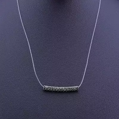 🏷️️ Підвіска Фіаніт 40 см (хром) F-63688