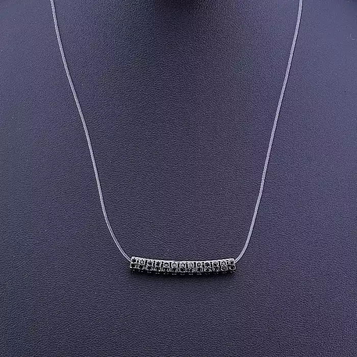 🏷️️ Підвіска Фіаніт 40 см (хром) ss_63688